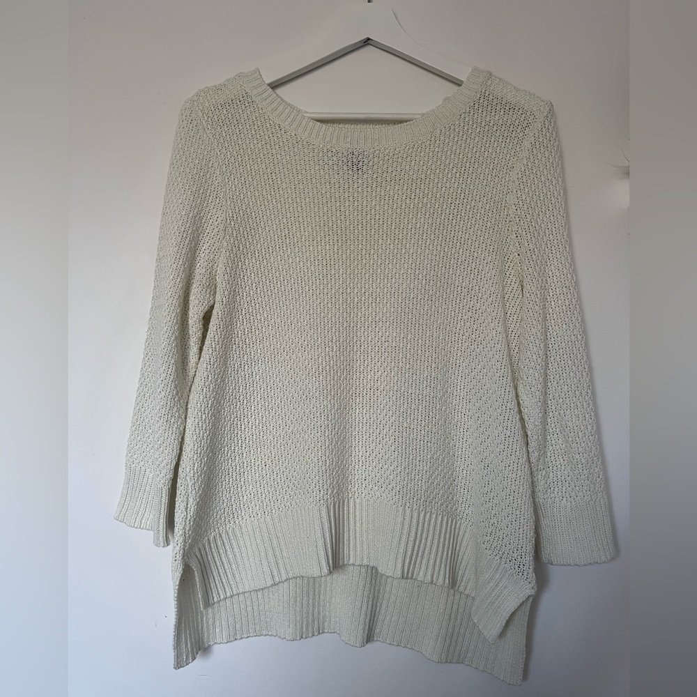 RALPH LAUREN WHITE SWEATER